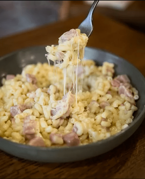 coquillettes jambon et fromage fondant